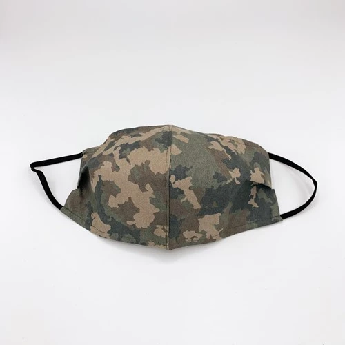 T & M Textiles & More Herbruikbaar Mondkapje Camouflage Maat M - Afbeelding 2