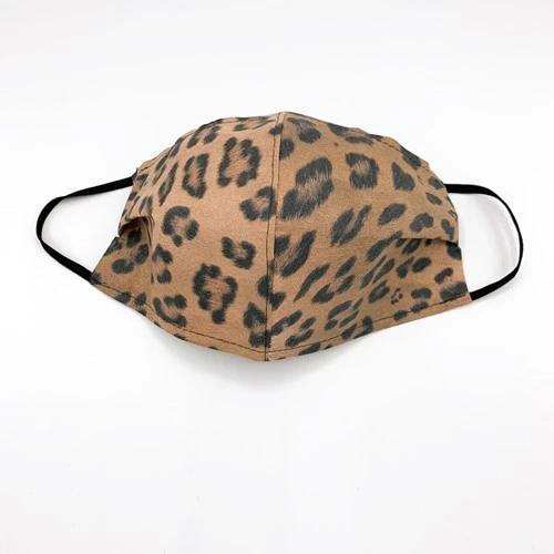 T & M Textiles & More Herbruikbaar Mondkapje Panter Maat M - Afbeelding 2