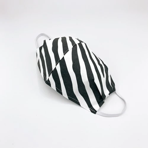 T & M Textiles & More Herbruikbaar Mondkapje Zebra Maat M - Afbeelding 3