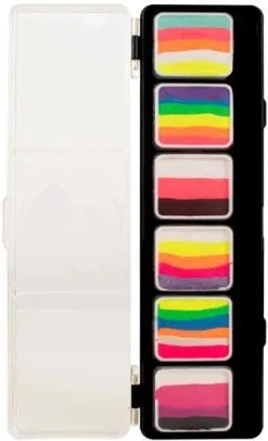 Hobby Watercolor Hobby Watercolour Splitcake Neon Paint Palet