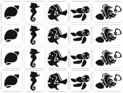 Schmink Specialist In De Zee Glittertattoo Sjablonenset