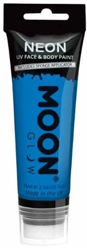 Moon Creations Intense Neon Face And Body Paint Blauw 75ml