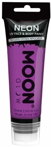 Moon Creations Intense Neon Face And Body Paint Paars 75ml