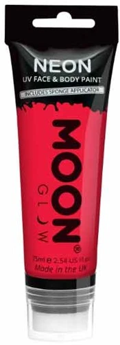 Moon Creations Intense Neon Face And Body Paint Rood 75ml