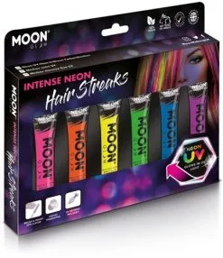 Moon Creations Intense Neon UV Hair Streaks Set