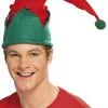 Smiffy's Kerst Elf Muts Rood Groen