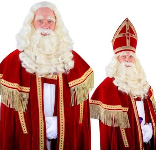 Comedia Luxe Sinterklaas Baardstel TV-Sint Buffel (yak) Lang