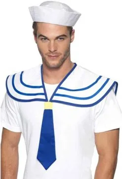 Smiffy's Matrozen Kraag Heren