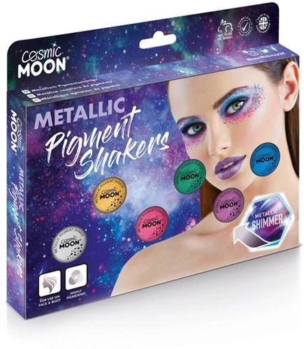 Moon Creations Metallic Pigment Shakers Set
