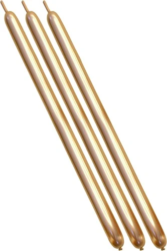 Party Xplosion Modelleerballon Chrome Goud - Afbeelding 2