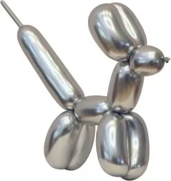 Party Xplosion Modelleerballon Chrome Zilver