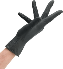 Sibel Nitril Handschoenen Zwart Maat S