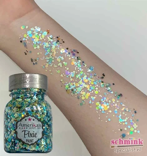 Amerikan Body Art Pixie Paint Glittergel Splash - Afbeelding 2