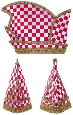 Party Xplosion Prinsenmuts Brabant Geblokt Rood Wit Maat 63