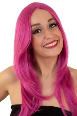 Party Xplosion Pruik Anne Magenta