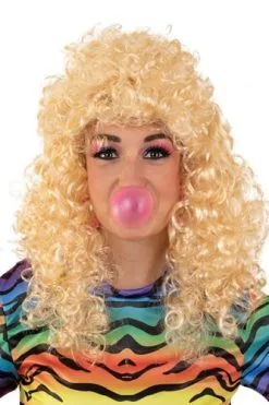 Party Xplosion Pruik Lola Lang Krullend Blond