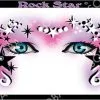 ShowOffs Body Art Rock Star Masker Schmink Sjabloon
