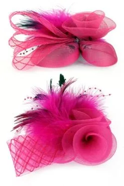 Party Xplosion Roze Broche Met Tule
