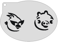 Schmink Specialist Schminksjabloon Angry Birds