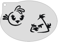 Schmink Specialist Schminksjabloon Angry Birds