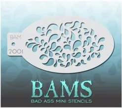 Bad Ass Stencils Schminksjabloon Bad Ass BAM 2001
