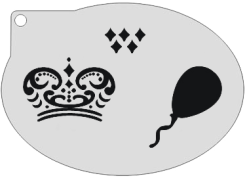 Schmink Specialist Schminksjabloon Ballon En Kroon