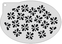 Schmink Specialist Schminksjabloon Bloemetjes