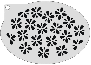 Schmink Specialist Schminksjabloon Bloemetjes