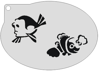 Schmink Specialist Schminksjabloon Dory & Nemo