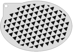 Schmink Specialist Schminksjabloon Driehoekjes