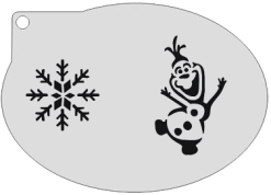 Schmink Specialist Schminksjabloon Frozen Olaf IJskristal