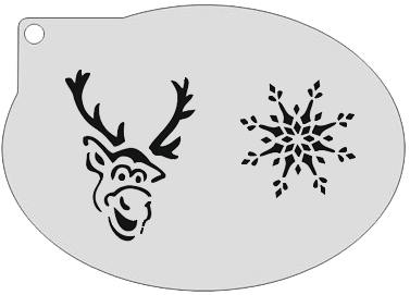 Schmink Specialist Schminksjabloon Frozen Sven IJskristal