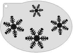 Schmink Specialist Schminksjabloon Ijskristallen