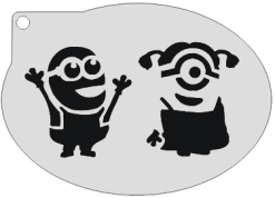 Schmink Specialist Schminksjabloon Minions Bob & Stuart Meisje