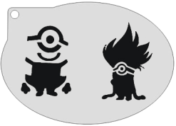 Schmink Specialist Schminksjabloon Minions Stuart & Slechte Minion