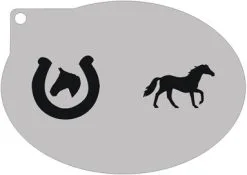 Schmink Specialist Schminksjabloon Paard En Hoefijzer