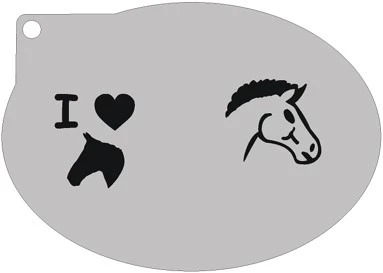 Schmink Specialist Schminksjabloon Paard