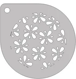 Schmink Specialist Schminksjabloon Rond Bloemetjes