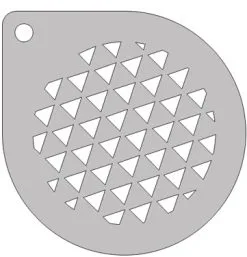 Schmink Specialist Schminksjabloon Rond Driehoekjes