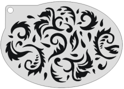 Schmink Specialist Schminksjabloon Sierlijke Krullen