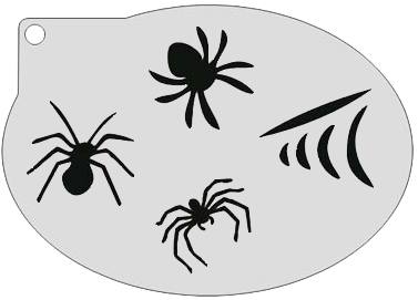 Schmink Specialist Schminksjabloon Spinnen