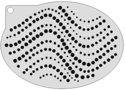 Schmink Specialist Schminksjabloon Stippen Golven