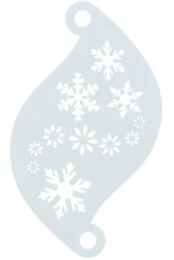Schminksjabloon Superstar Sneeuwvlokken - 77003
