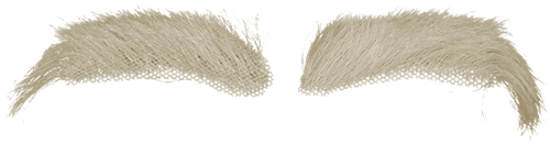 Comedia Sinterklaas Wenkbrauwen Kanekalon