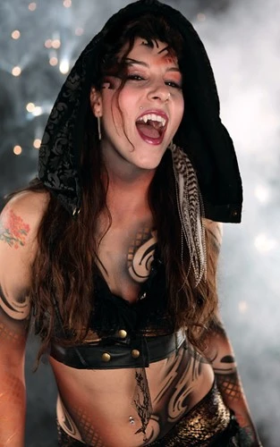 Scarecrow Vampire Fangs Small Sexy Deluxe Vampier Tanden - Afbeelding 3