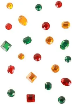 Party Xplosion Stenen Rood Geel Groen 200 Gram