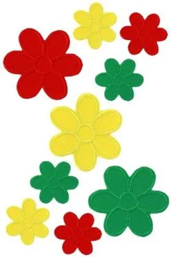 Party Xplosion Strijkapplicatie Bloemetjes Limburg