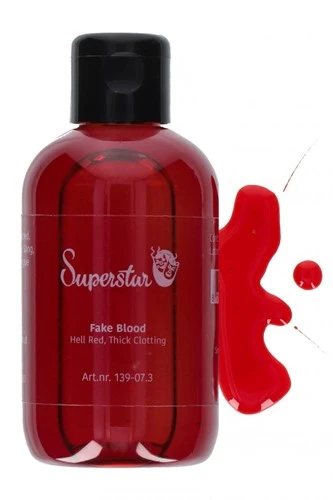 Superstar Kunstbloed Hel Rood Dik Stollend 100ml