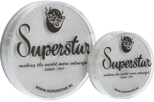 Superstar Schmink Silver White Shimmer 140 45 Gram - Afbeelding 3