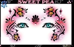 ShowOffs Body Art Sweet Pea Masker Schmink Sjabloon